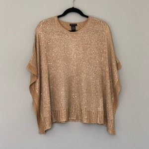 VENUS poncho style sweater